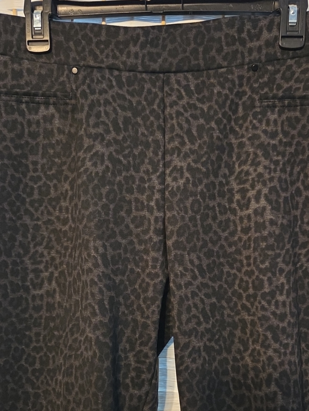 Womens Stretch Chloe & Jasmine Pants Size L, Animal Print NWOT